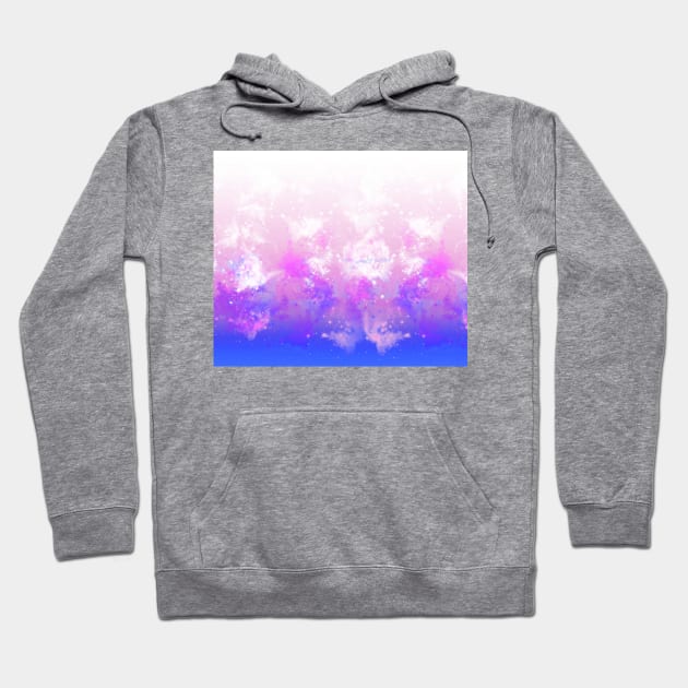 Pink Purple Gradient Space Texture Hoodie by saradaboru